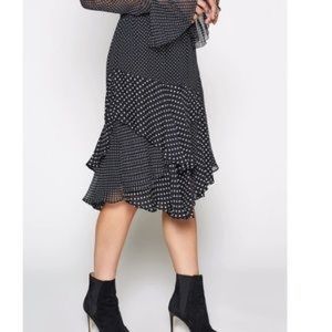 Joie polka dot skirt